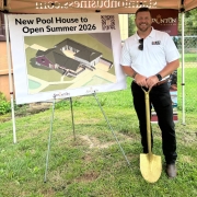 Seth Lind groundbreaking at Gypsy Hill Poolhouse